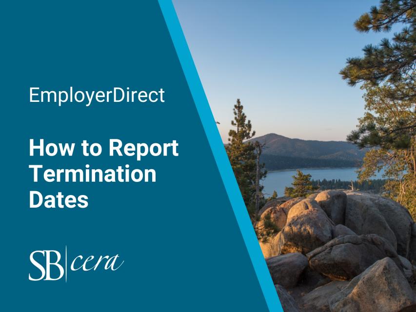 Reporting Termination Dates in EmployerDirect