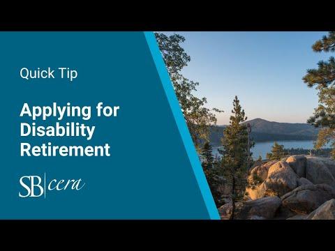 Applying for Disability Retirement 